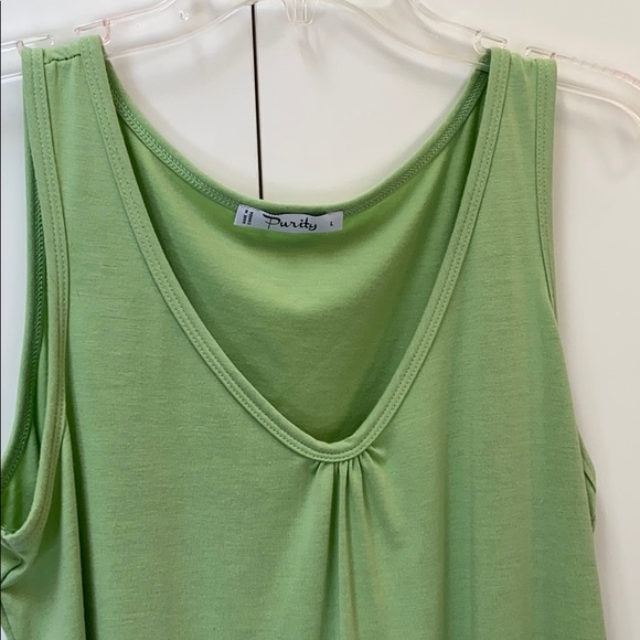 NWOT Sage Green Tank Top made in Canada L - Picture 9 of 11